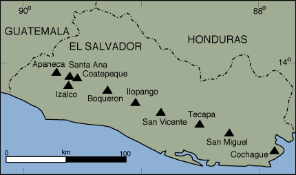 The Volcanos of El Salvador